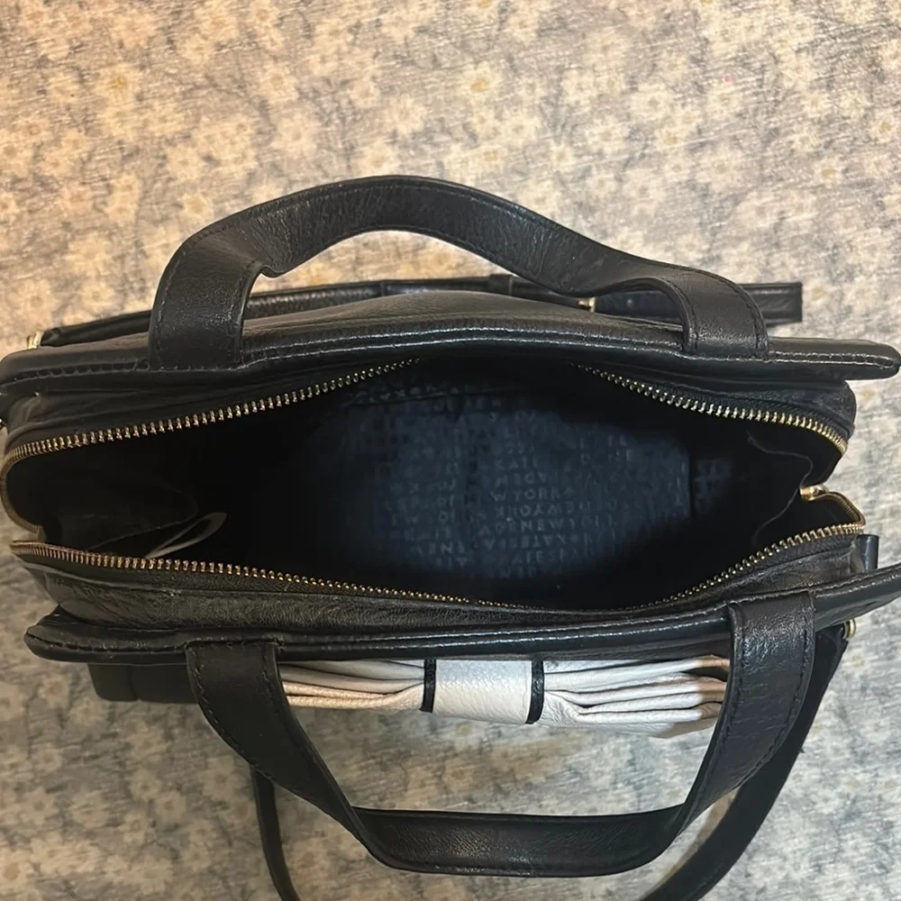 Kate Spade Black Satchel with Bow